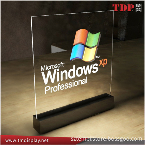 Manufacture LED Acrylic Signs with Laser Cutting Logo, RGB